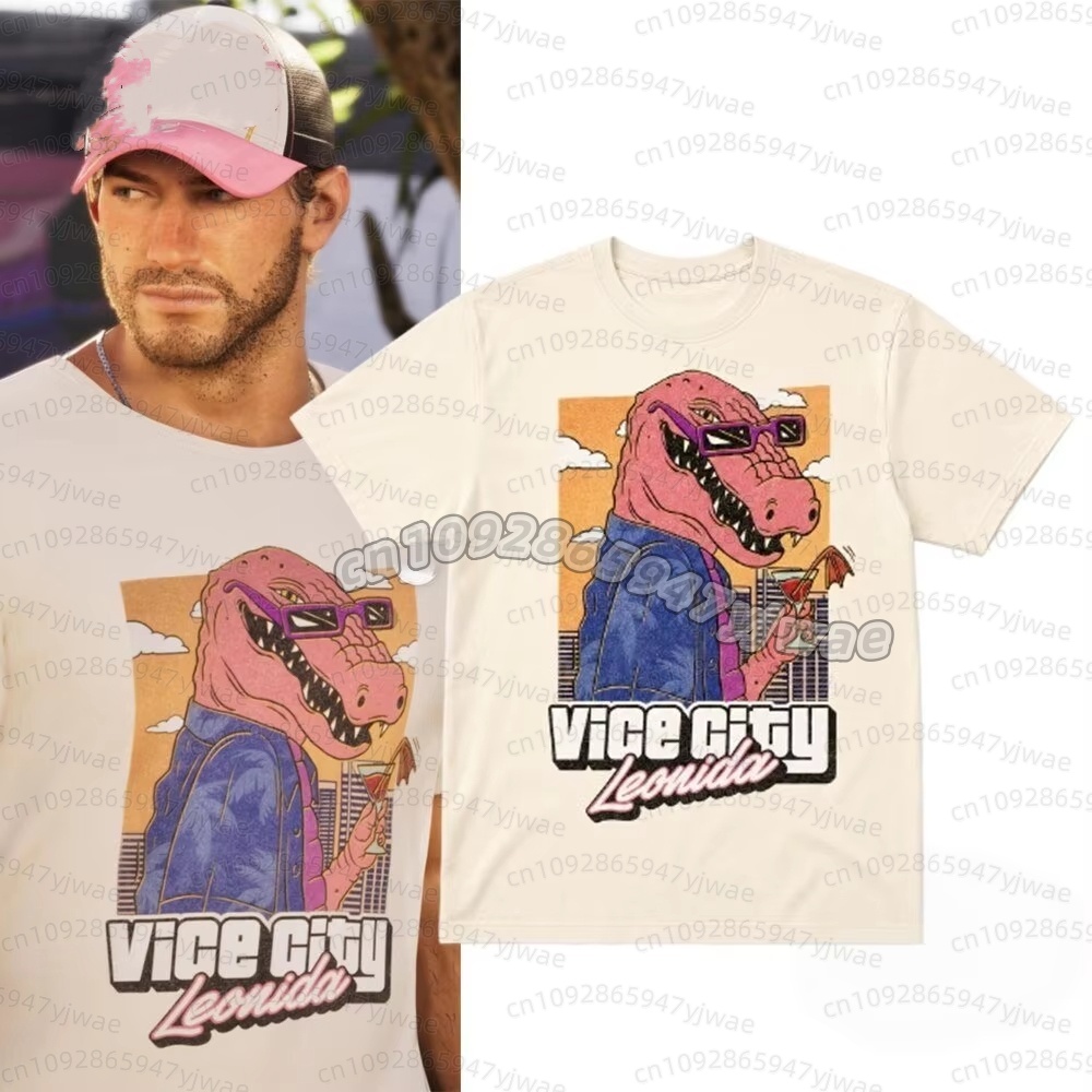 Anime Themed Merchandise - Jason Vice City Leonida Alligator Bedrucktes