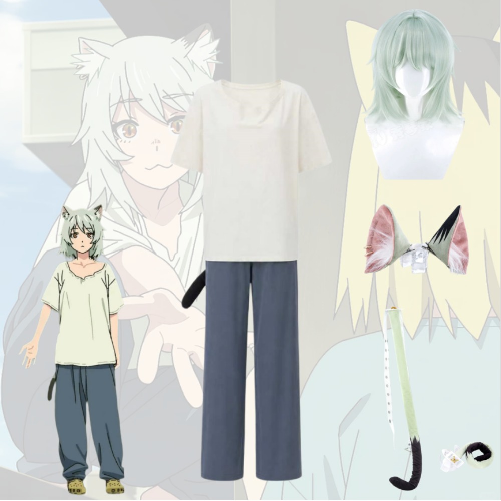 Anime Themed Merchandise - Yani Neko Chainsmoker Cat Nikuko Cosplay-Kostüm