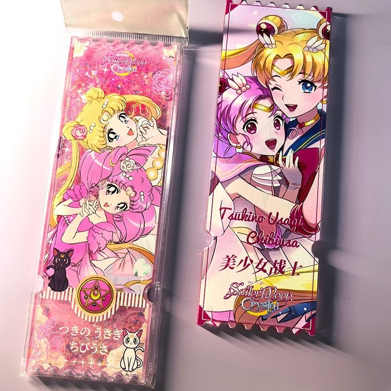 Anime Themed Merchandise - Sailor Moon-Themen-Sandticket-Andenken-Ornament, original Anime-Merchandise, süßes Geburtstagsgeschenk