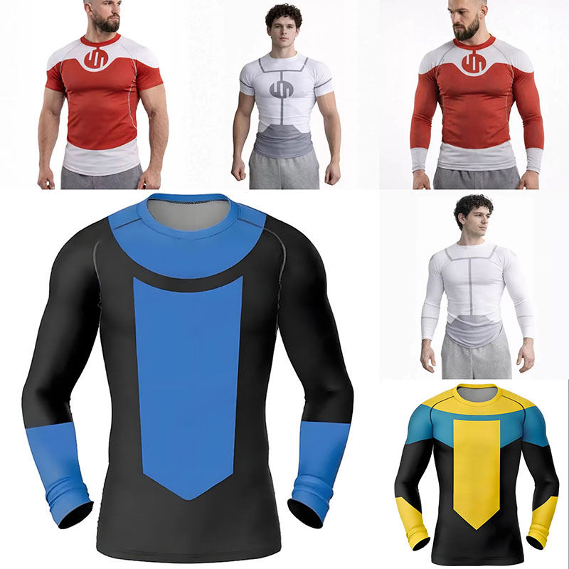 Anime Themed Merchandise - Neues Invincible Cosplay Rash Guard Tauch-